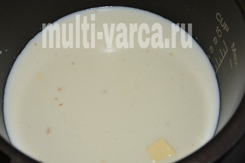Молочна рисово-гречана каша
